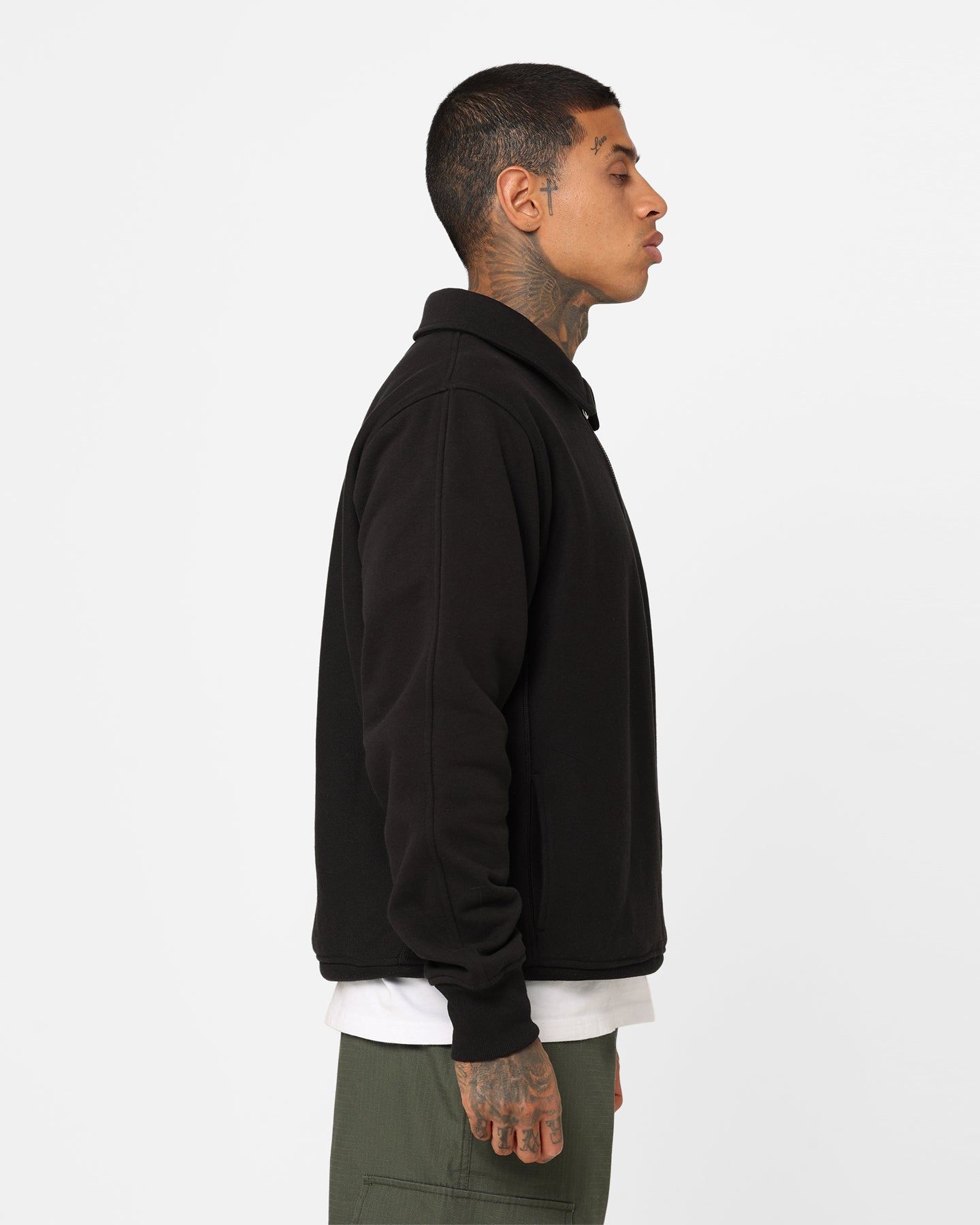 Champion Reverse Weave Level Up Collared Crewneck Black sold by Culture Kings product image thumbnail 5