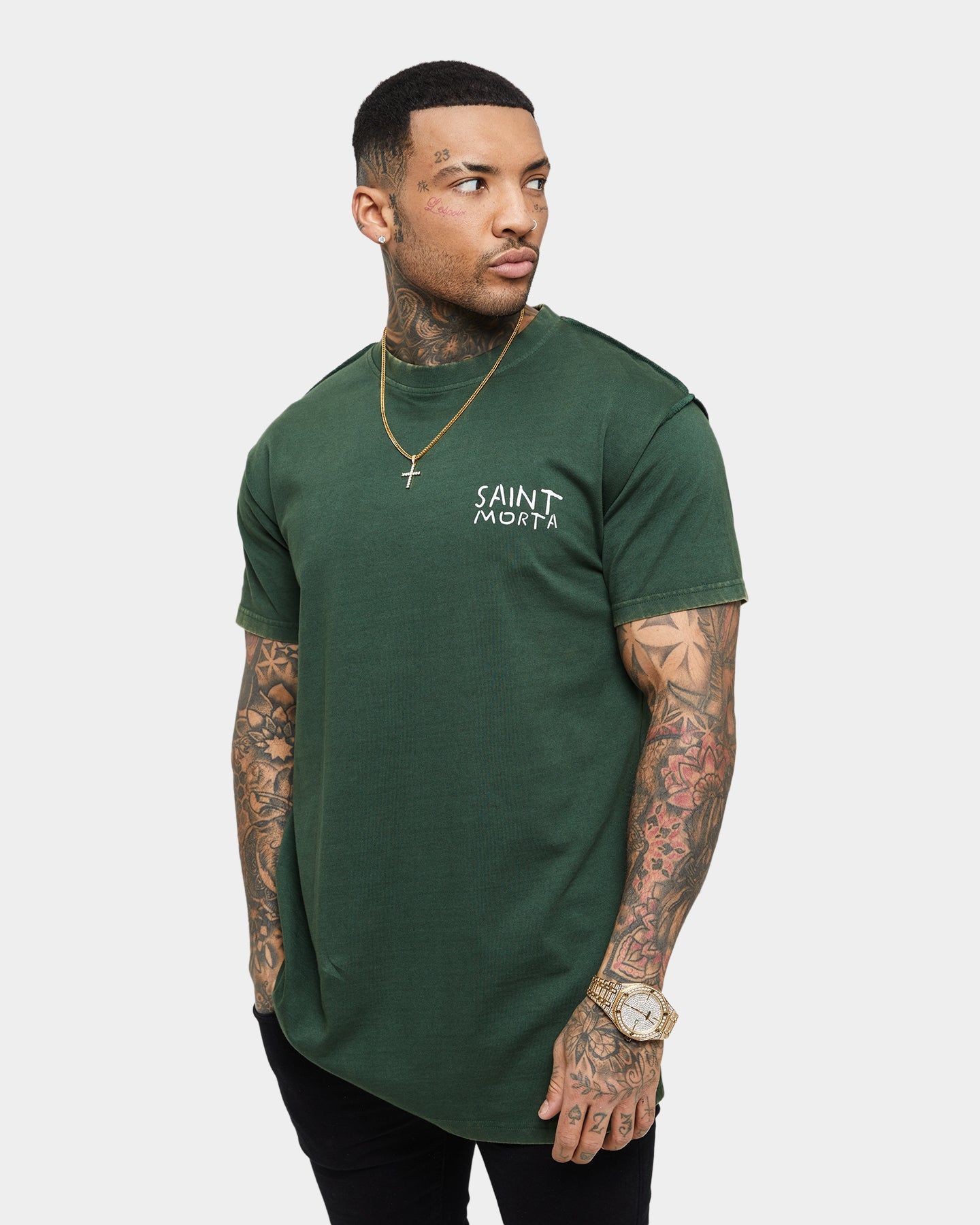 Saint Morta Collector Lafayette T-Shirt Dark Green sold by Culture Kings