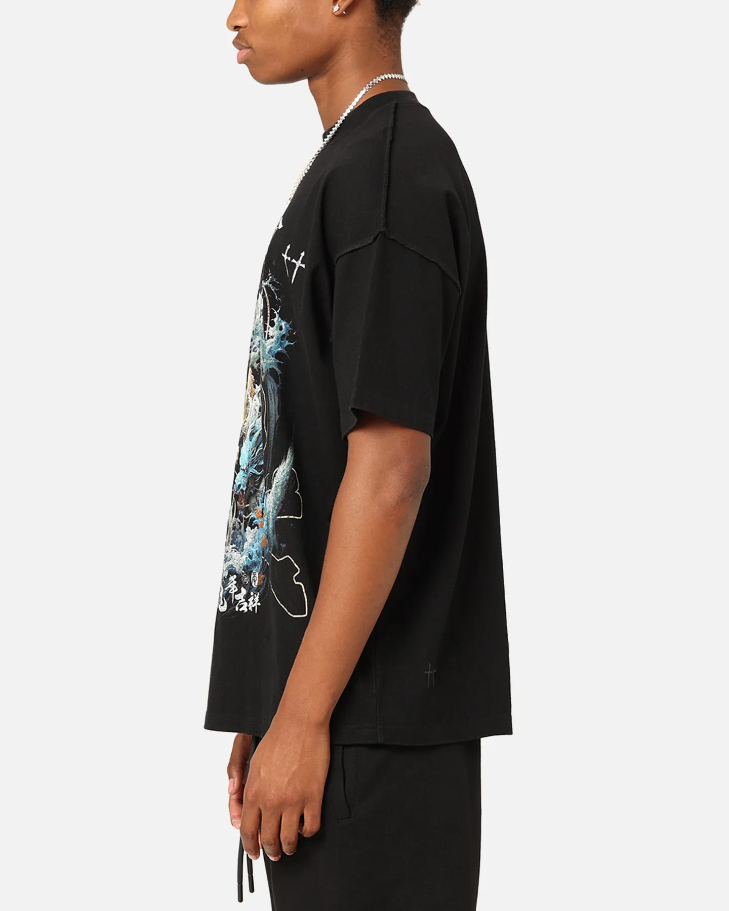 Saint Morta Year Of The Dragon Boxy T-Shirt Black sold by Culture Kings product image thumbnail 5