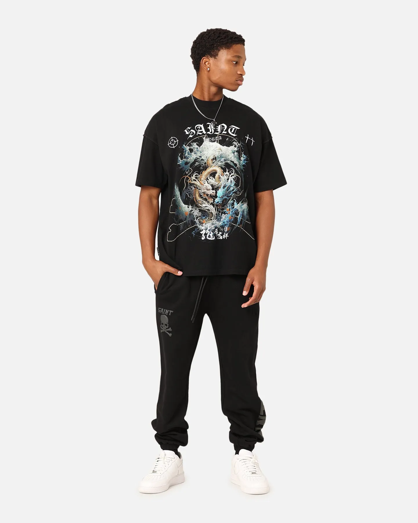Saint Morta Year Of The Dragon Boxy T-Shirt Black sold by Culture Kings product image thumbnail 2