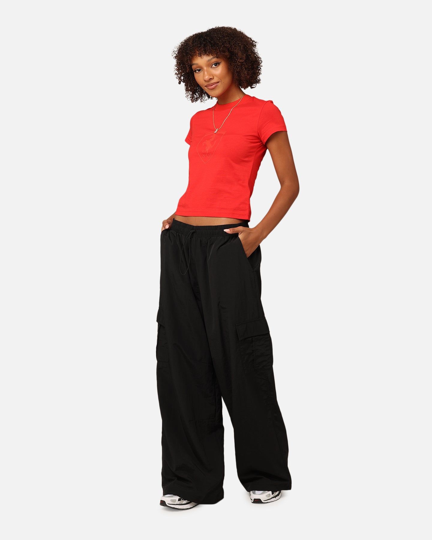 Puma X Scuderia Ferrari Women's Ferrari Style Baby Doll T-Shirt Rosso Corsa sold by Culture Kings product image thumbnail 2