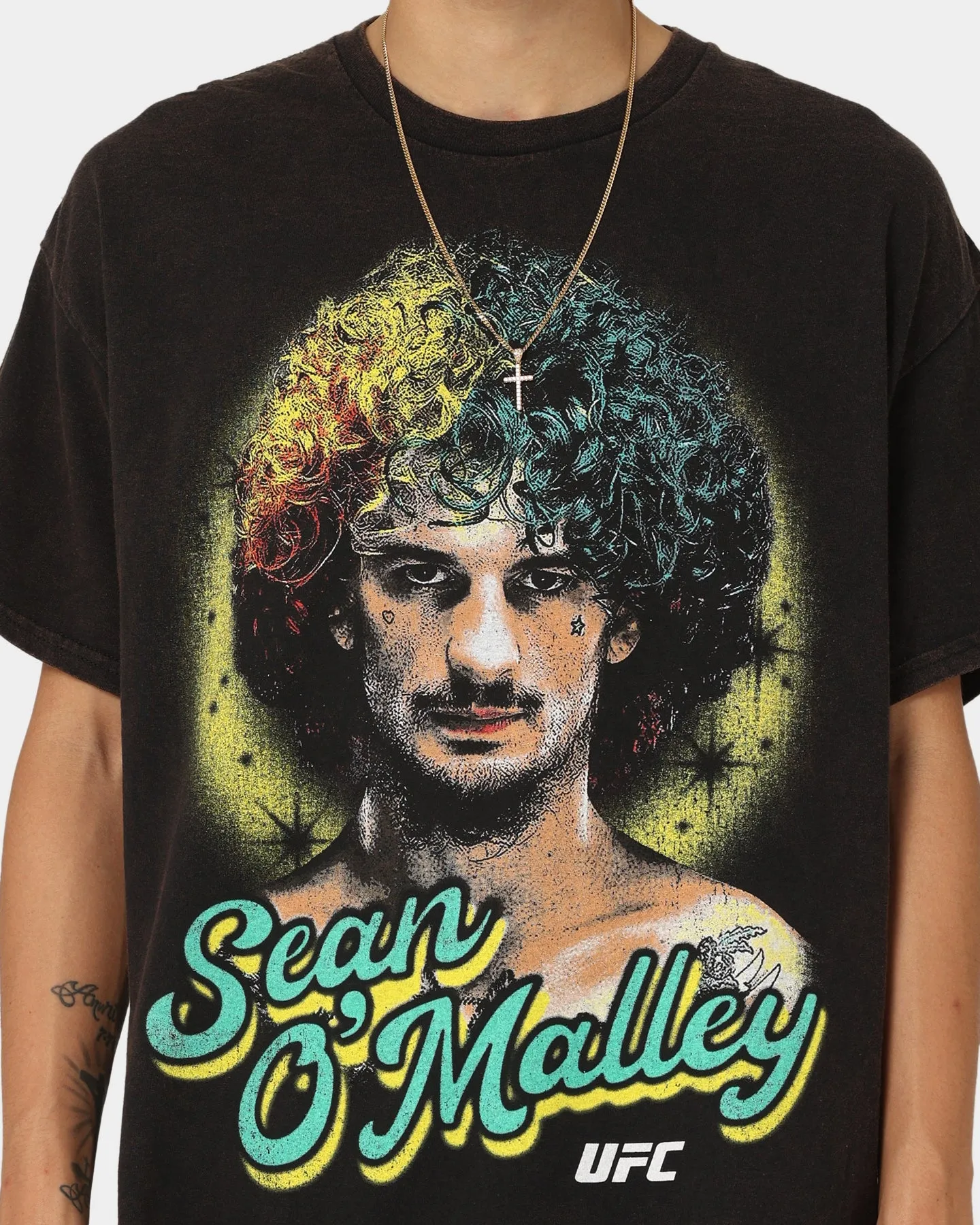 UFC By Goat Crew Sean O'Malley Vintage T-Shirt Black Wash sold by Culture Kings product image thumbnail 3