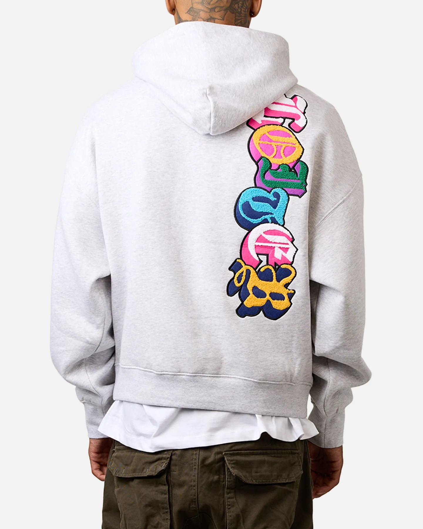 Loiter Chenille Premium Hoodie Grey Marle sold by Culture Kings