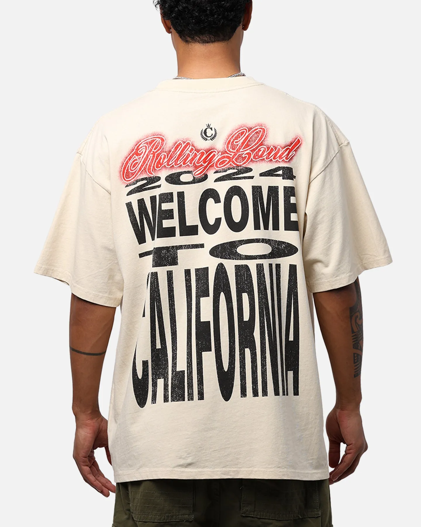 Rolling Loud California T-Shirt Off White sold by Culture Kings product image thumbnail 2