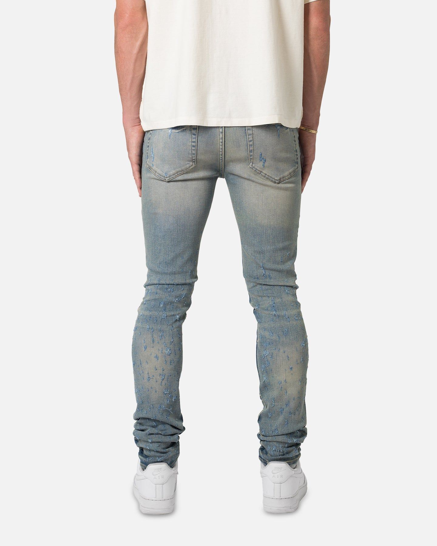 MNML X502 Skinny Denim Jeans Blue sold by Culture Kings product image thumbnail 4