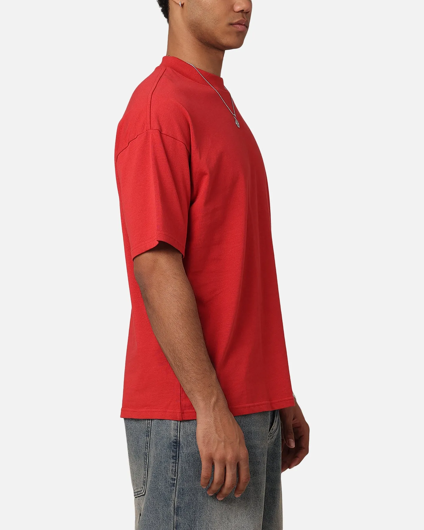 Culture Kings Oversized Blank T-Shirt Red sold by Culture Kings product image thumbnail 4