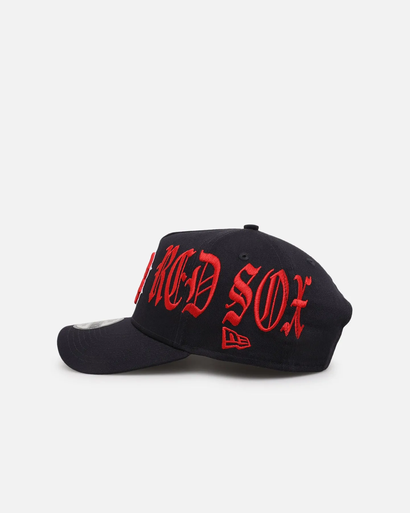 New Era Boston Red Sox 'Gothic Script' 9FORTY A-Frame Snapback Scarlet/Navy sold by Culture Kings product image thumbnail 4