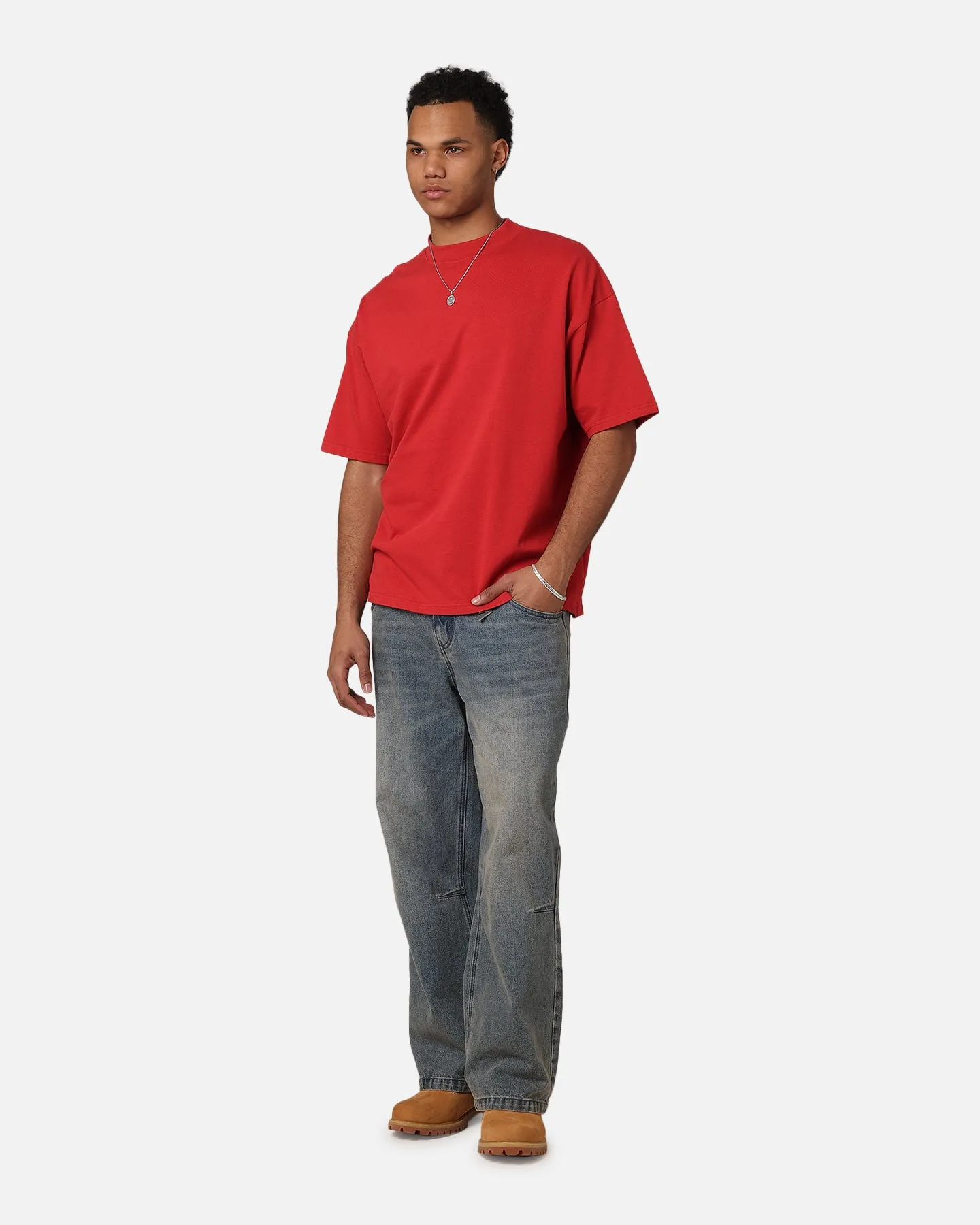 Culture Kings Oversized Blank T-Shirt Red sold by Culture Kings product image thumbnail 2