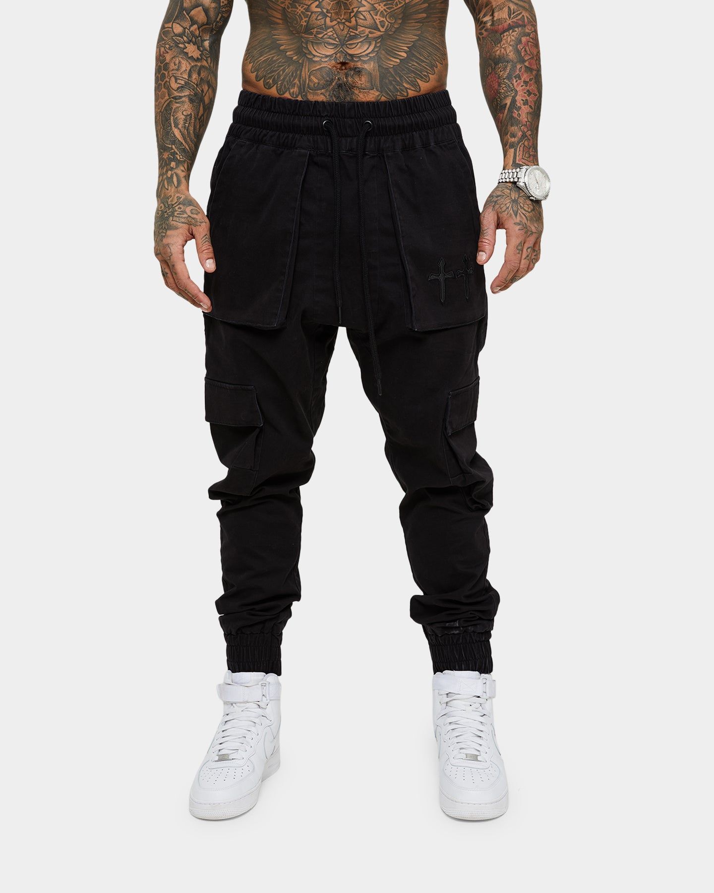 Saint Morta Day of the Dead Joggers Black sold by Culture Kings product image thumbnail 3