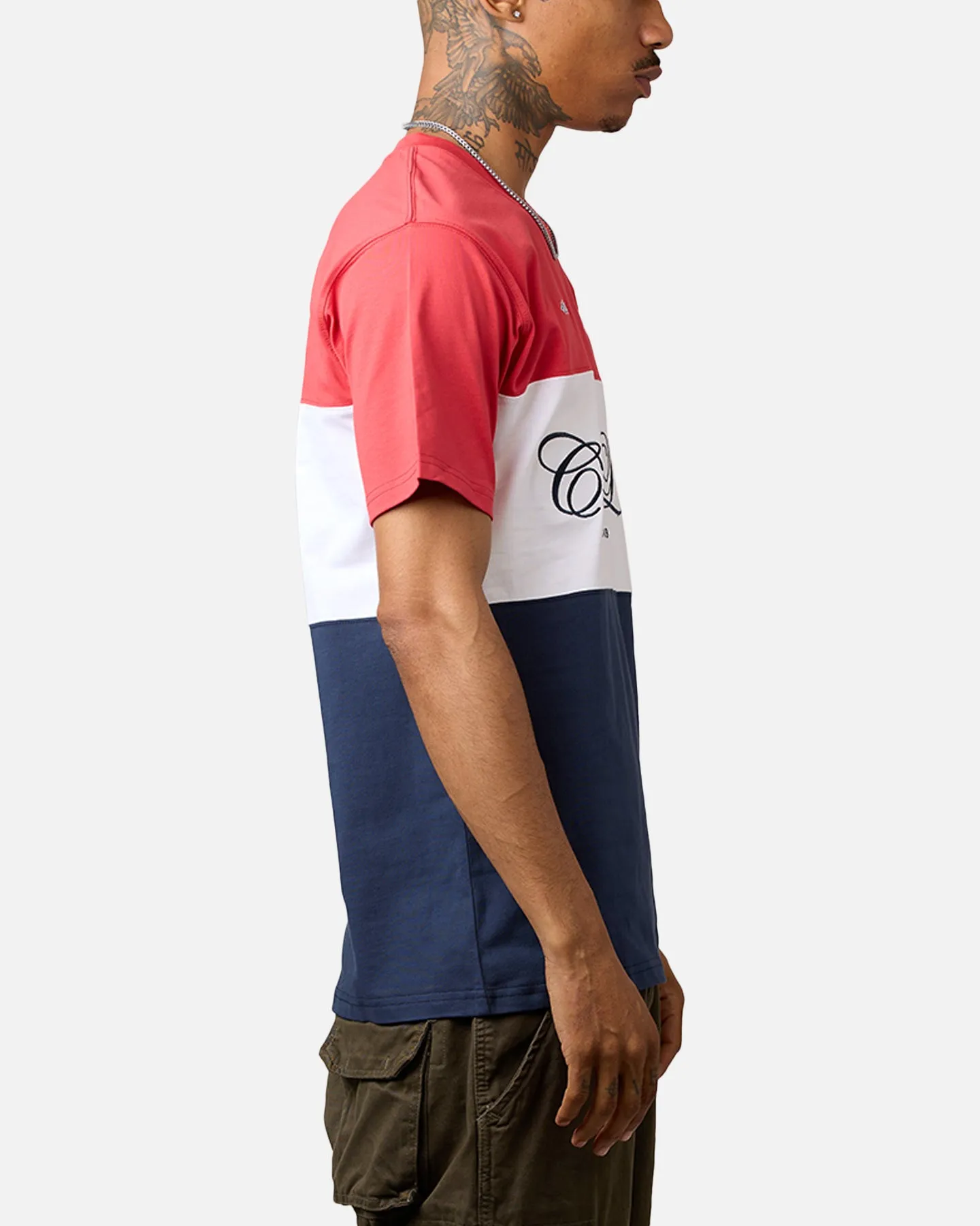 Carre Established Panel T-Shirt Red/Navy/White sold by Culture Kings product image thumbnail 4