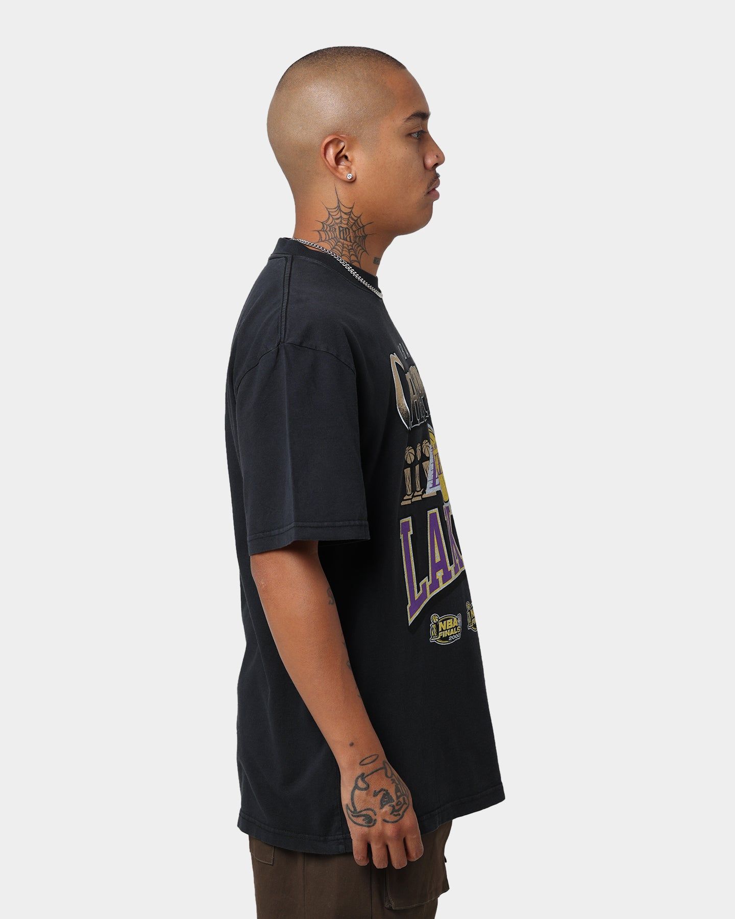 Mitchell & Ness Los Angeles Lakers Champs Short Sleeve T-Shirt Black sold by Culture Kings product image thumbnail 5
