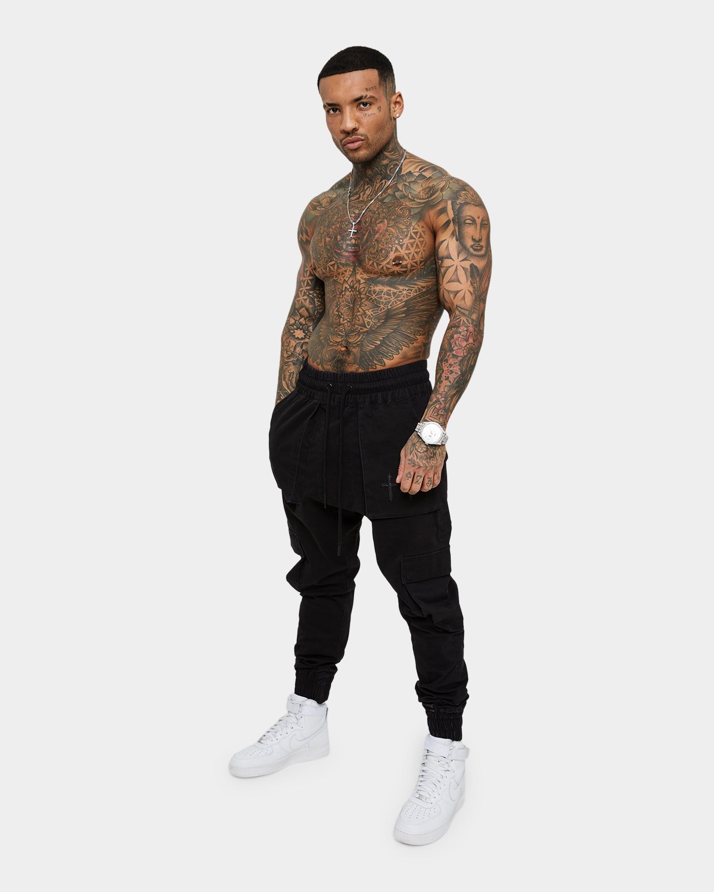 Saint Morta Day of the Dead Joggers Black sold by Culture Kings product image thumbnail 2