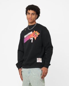 Mitchell & Ness Phoenix Suns Wordmark Crewneck Faded Black sold by Culture Kings
