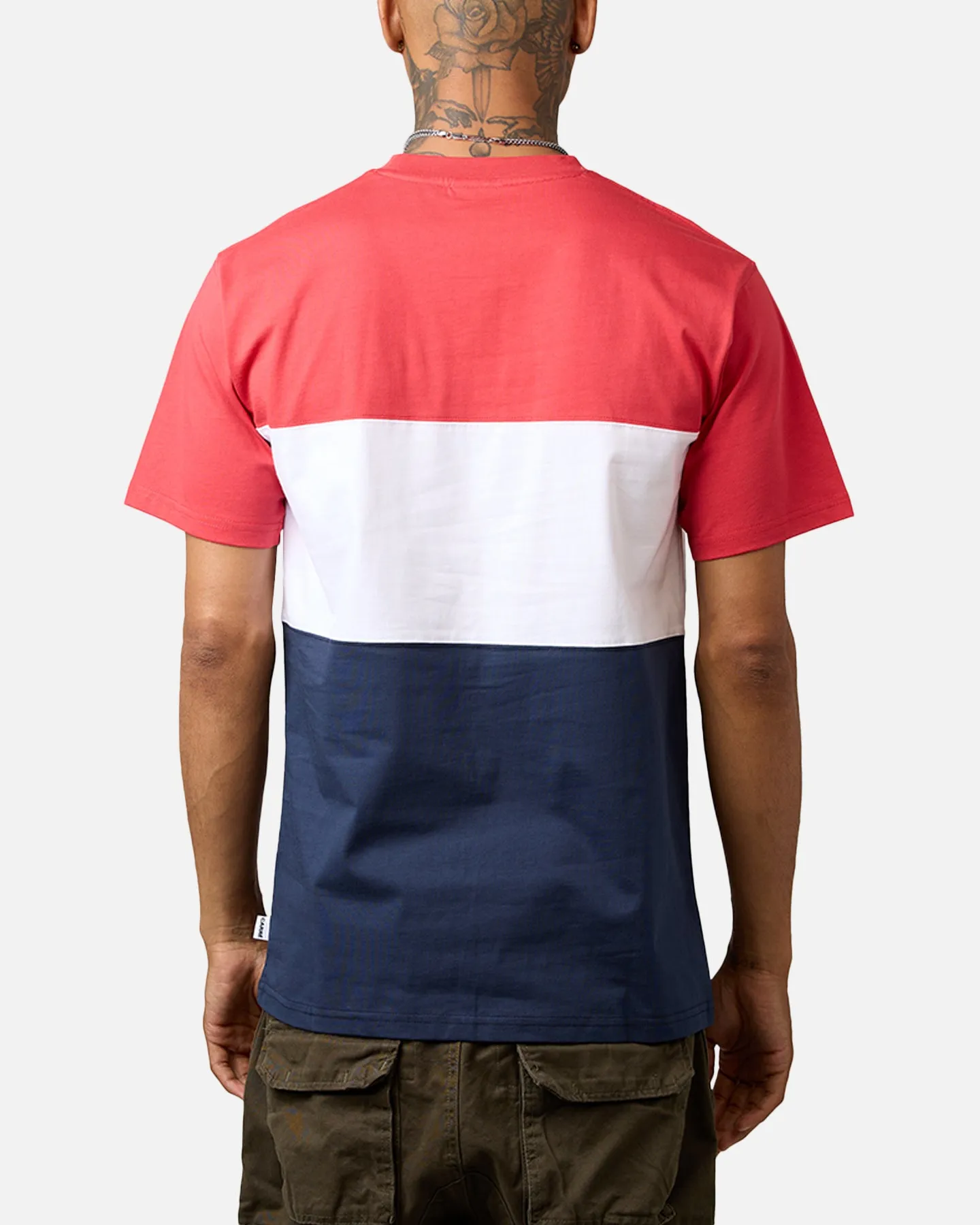 Carre Established Panel T-Shirt Red/Navy/White sold by Culture Kings product image thumbnail 2