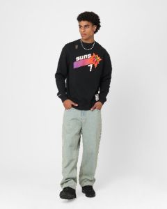 Mitchell & Ness Phoenix Suns Wordmark Crewneck Faded Black sold by Culture Kings