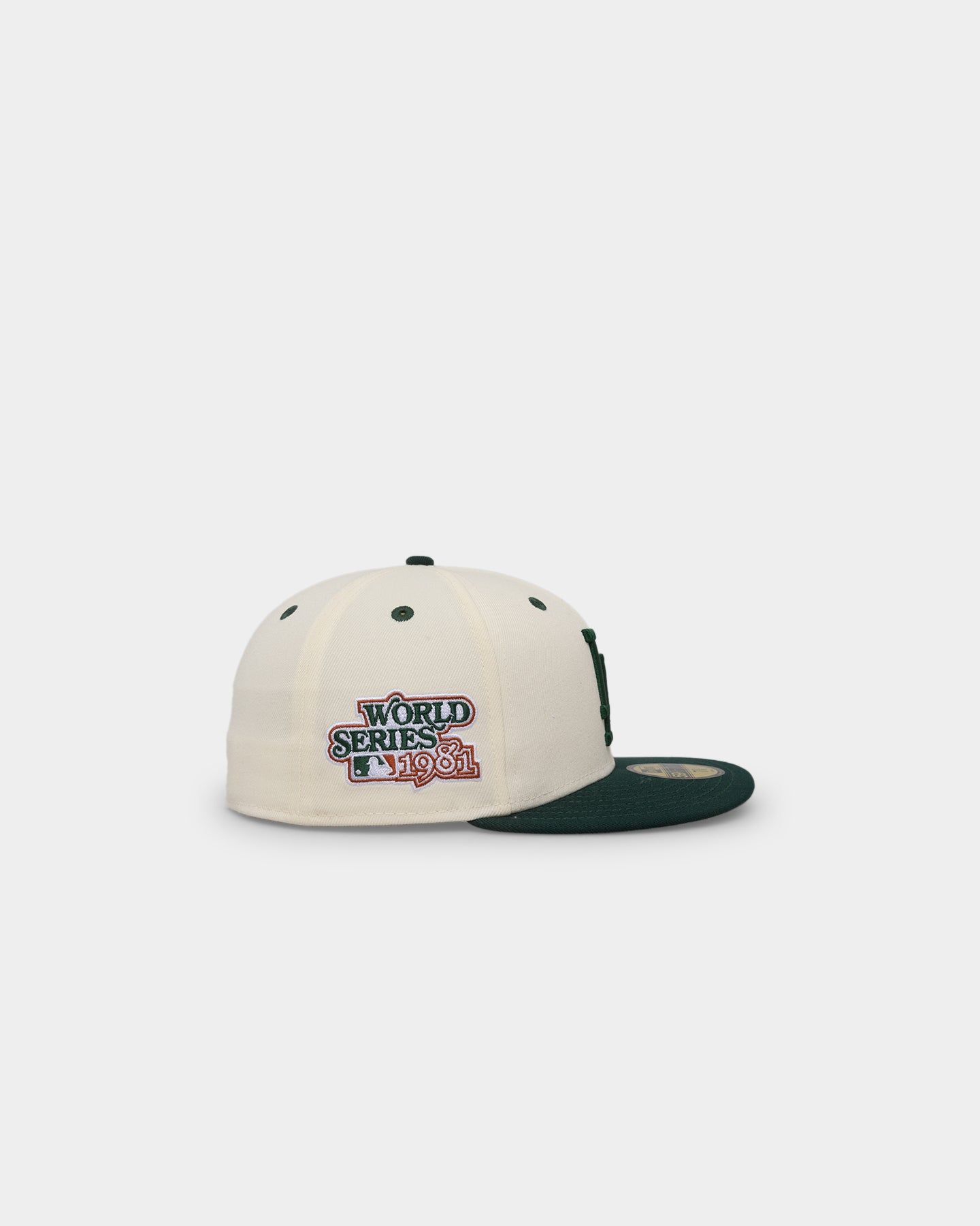 New Era Los Angeles Dodgers 'Rusty Chrome Green' 59FIFTY Fitted White sold by Culture Kings product image thumbnail 3