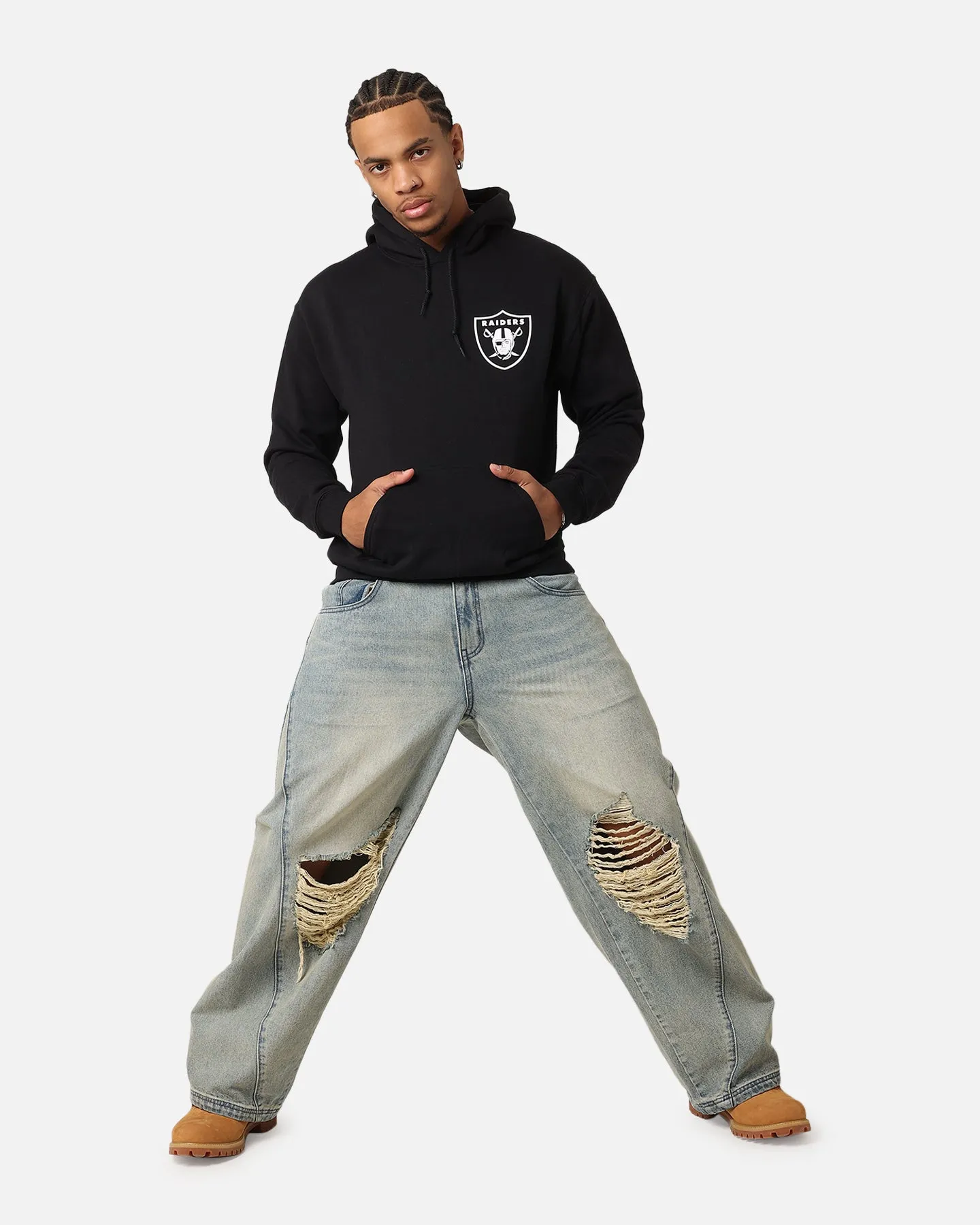 Majestic Athletic Las Vegas Raiders Doyers Chest Hoodie Black sold by Culture Kings product image thumbnail 4