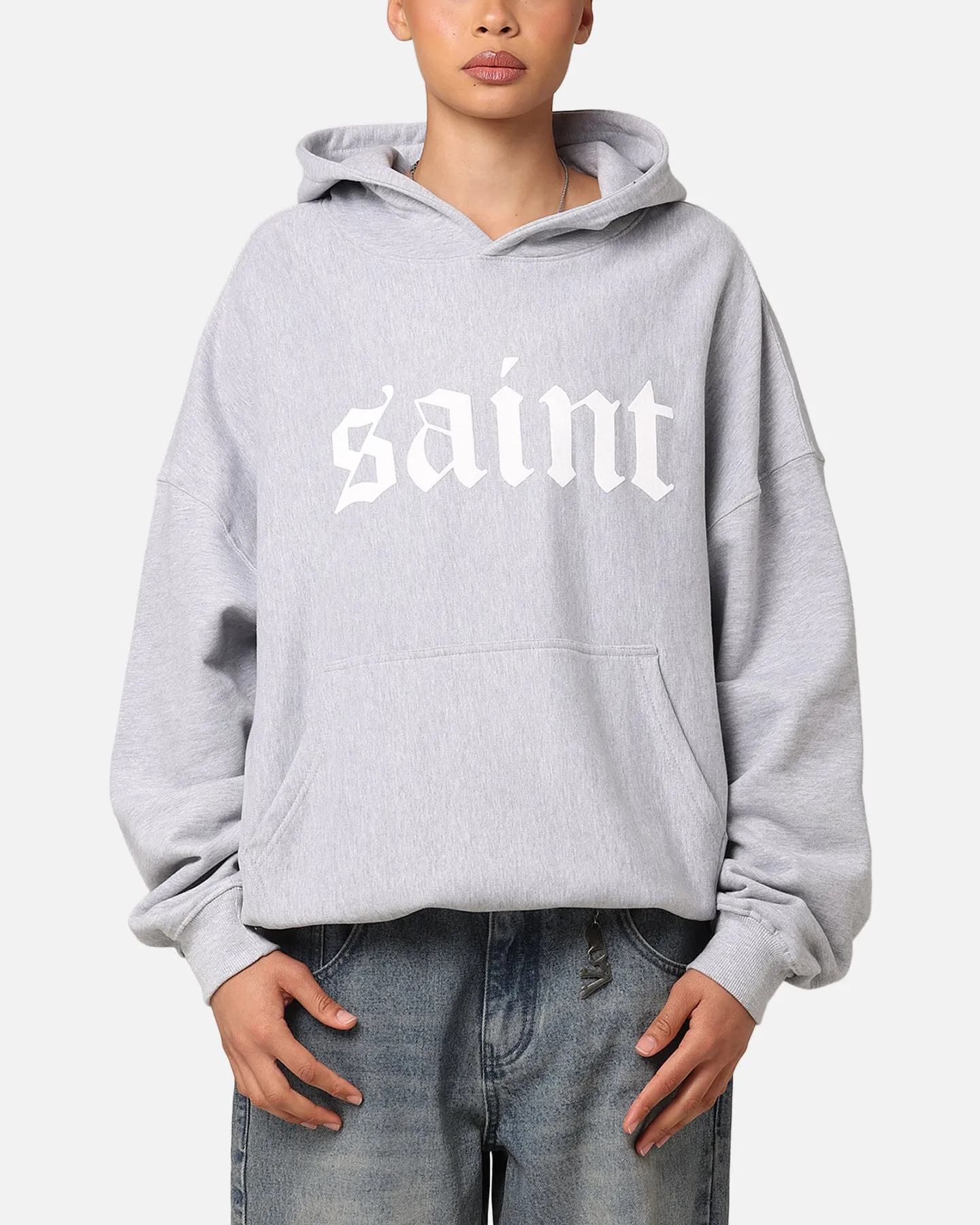 Saint Morta Gothic Premium Hoodie Light Marle sold by Culture Kings