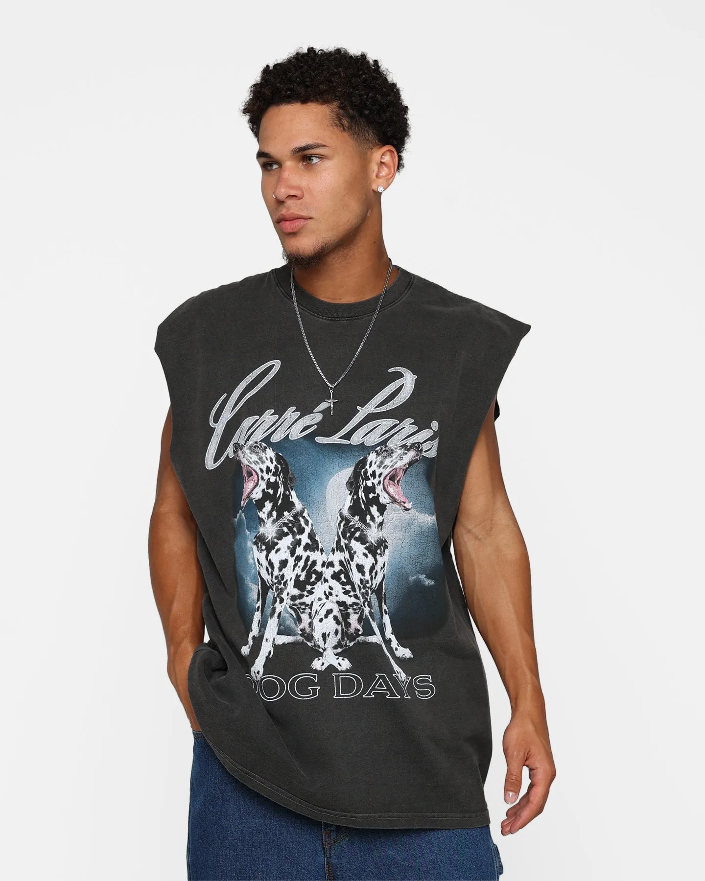 Carre Dog Days Muscle T-Shirt Black Wash sold by Culture Kings