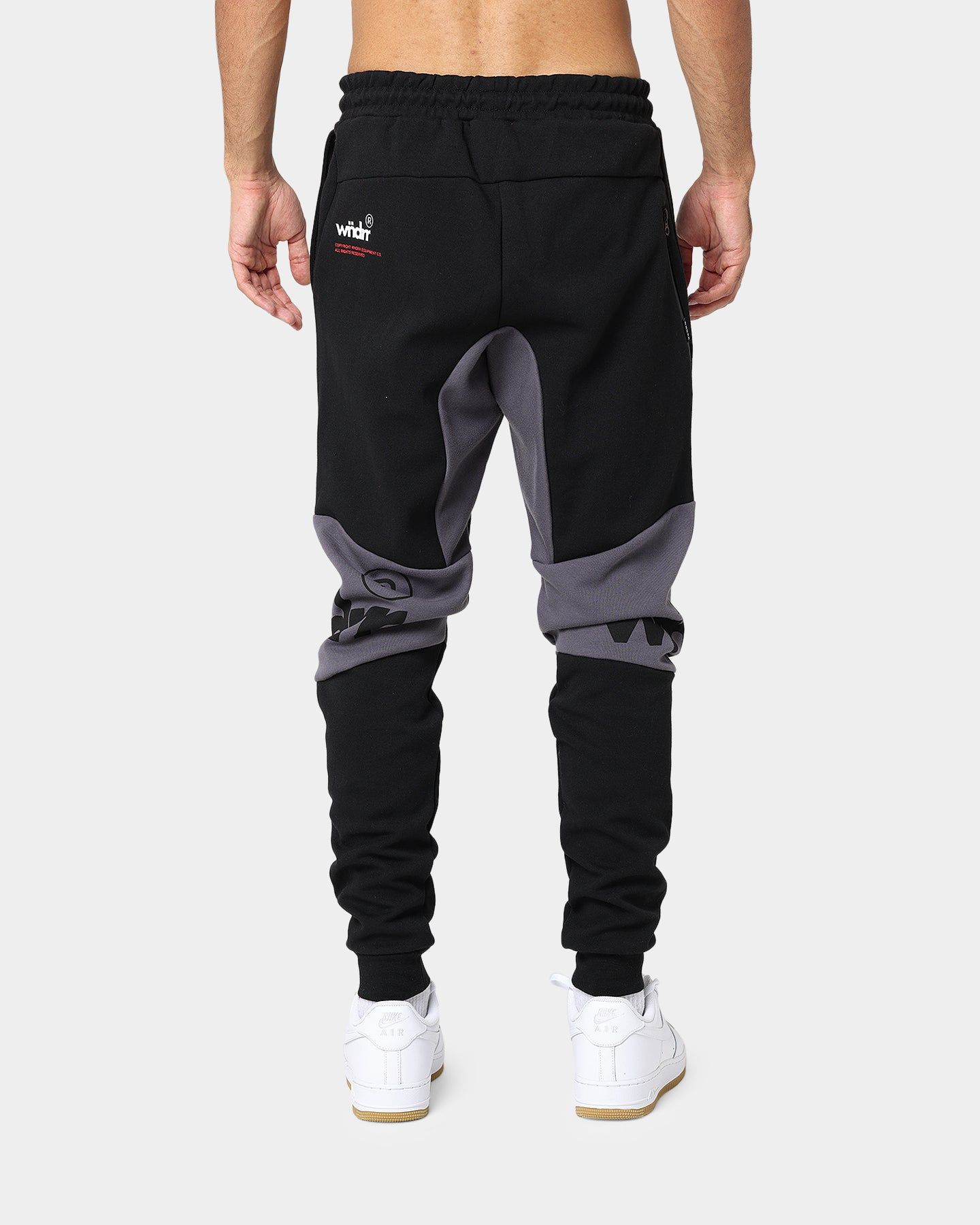 WNDRR Fragment Tech Track Pants Black/Black sold by Culture Kings product image thumbnail 4