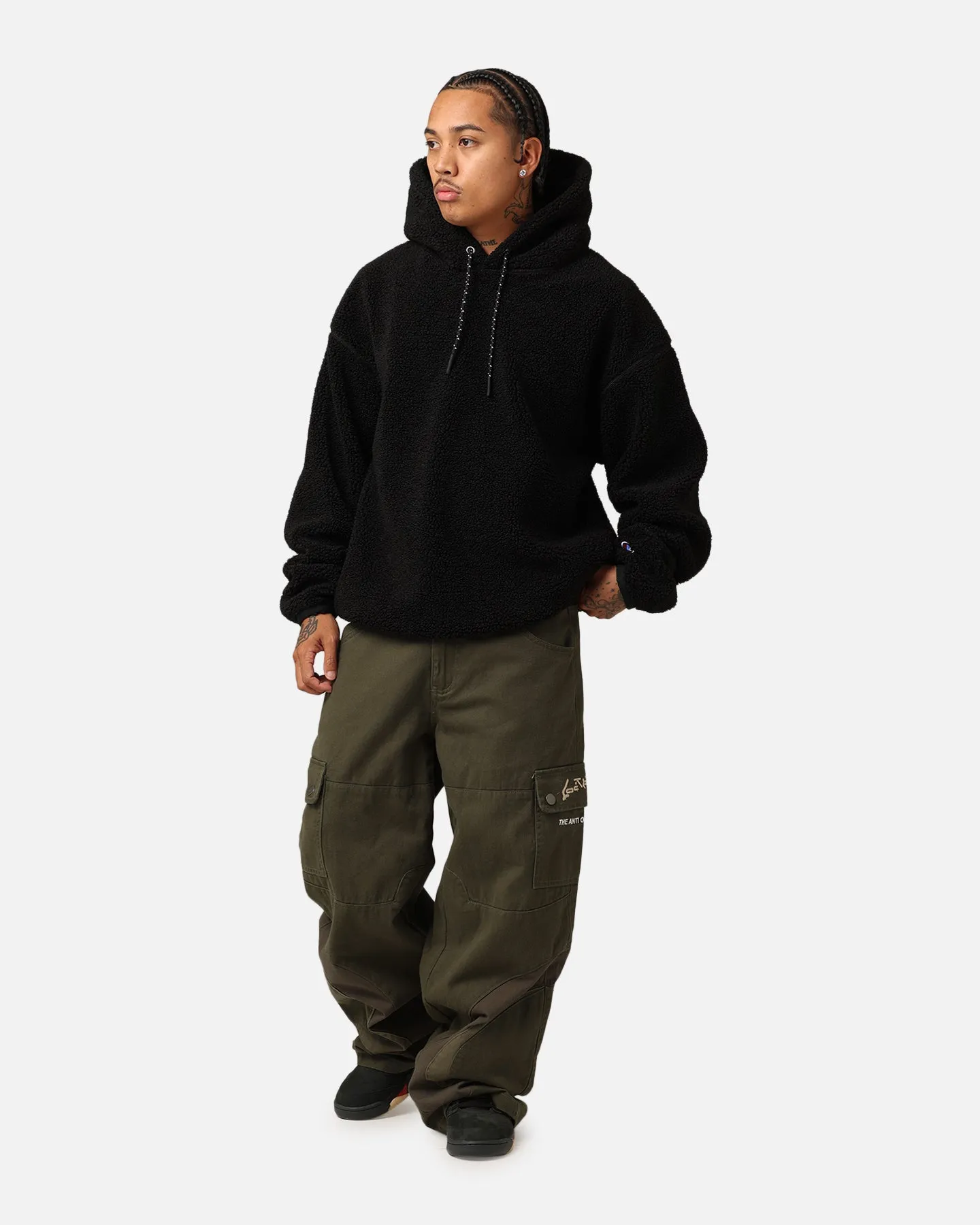 Champion Reb Element Sherpa Fleece Hoodie Black sold by Culture Kings product image thumbnail 2