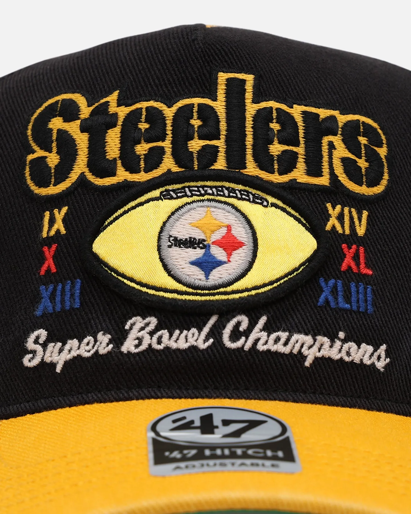47 Brand Pittsburgh Steelers 'NFL Trophy Case' Premium Hitch Snapback Black/Yellow sold by Culture Kings product image thumbnail 5