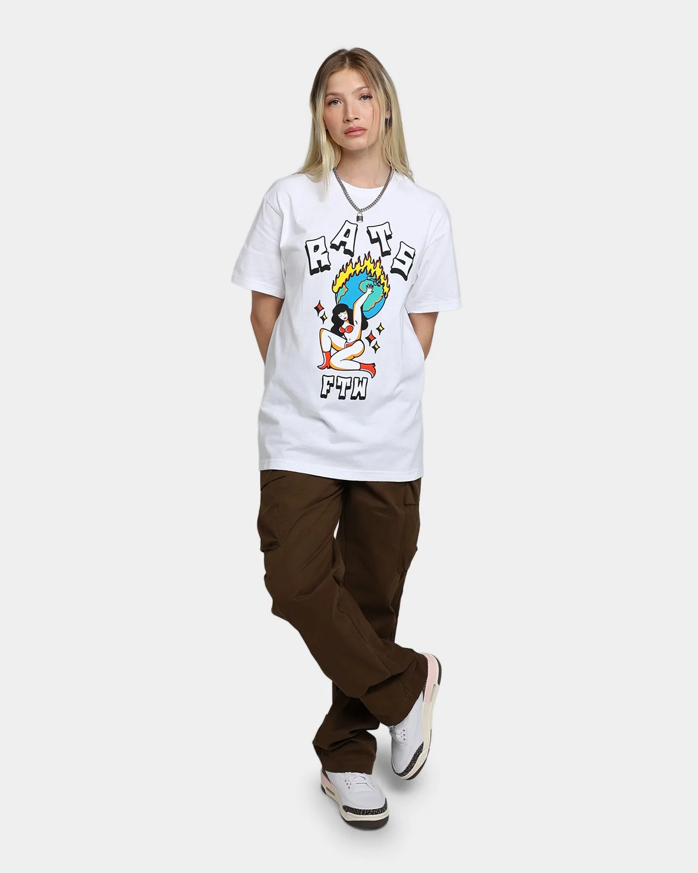Rats Get Fat FTW T-Shirt White sold by Culture Kings product image thumbnail 2