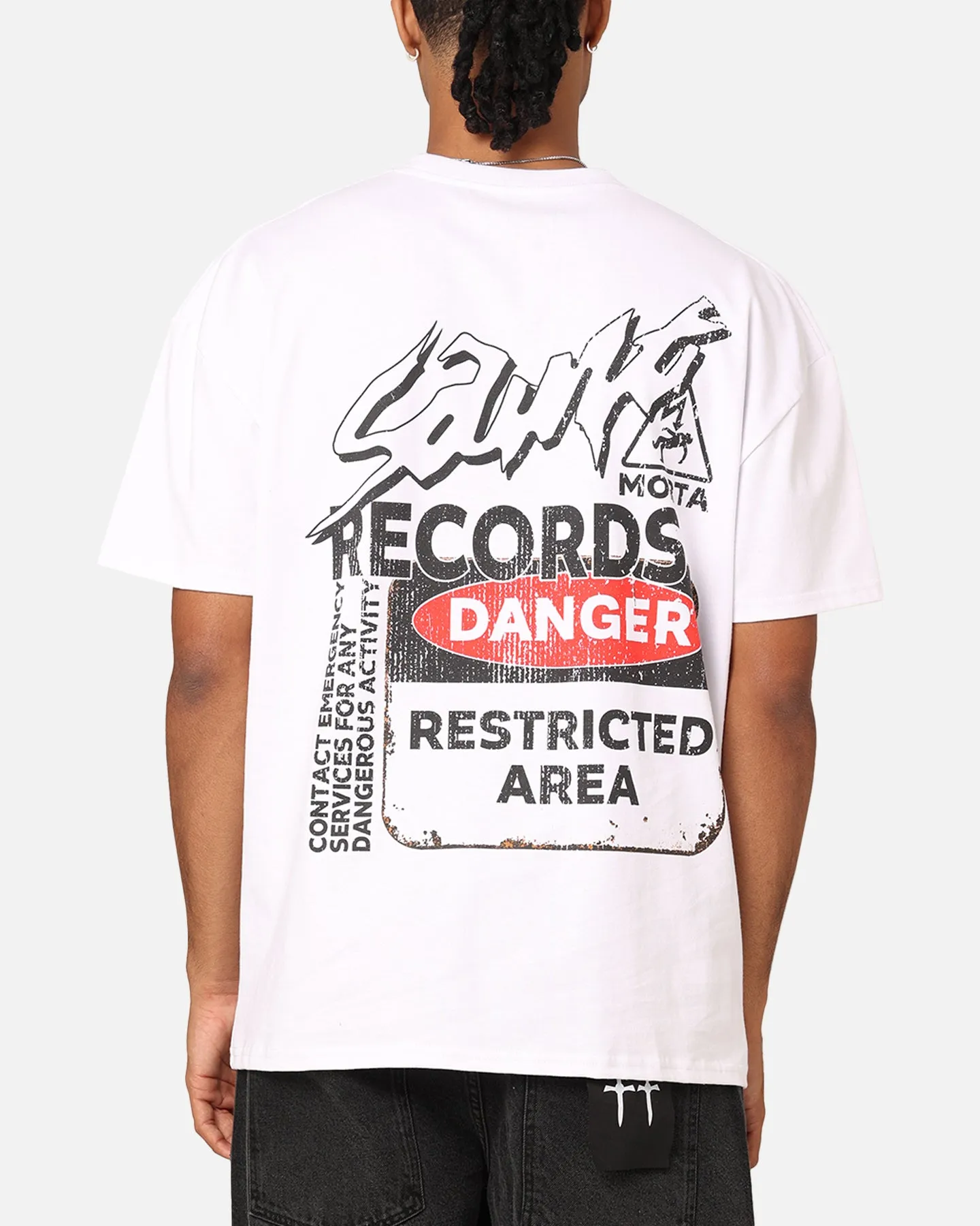 Saint Morta Restricted Area T-Shirt White sold by Culture Kings