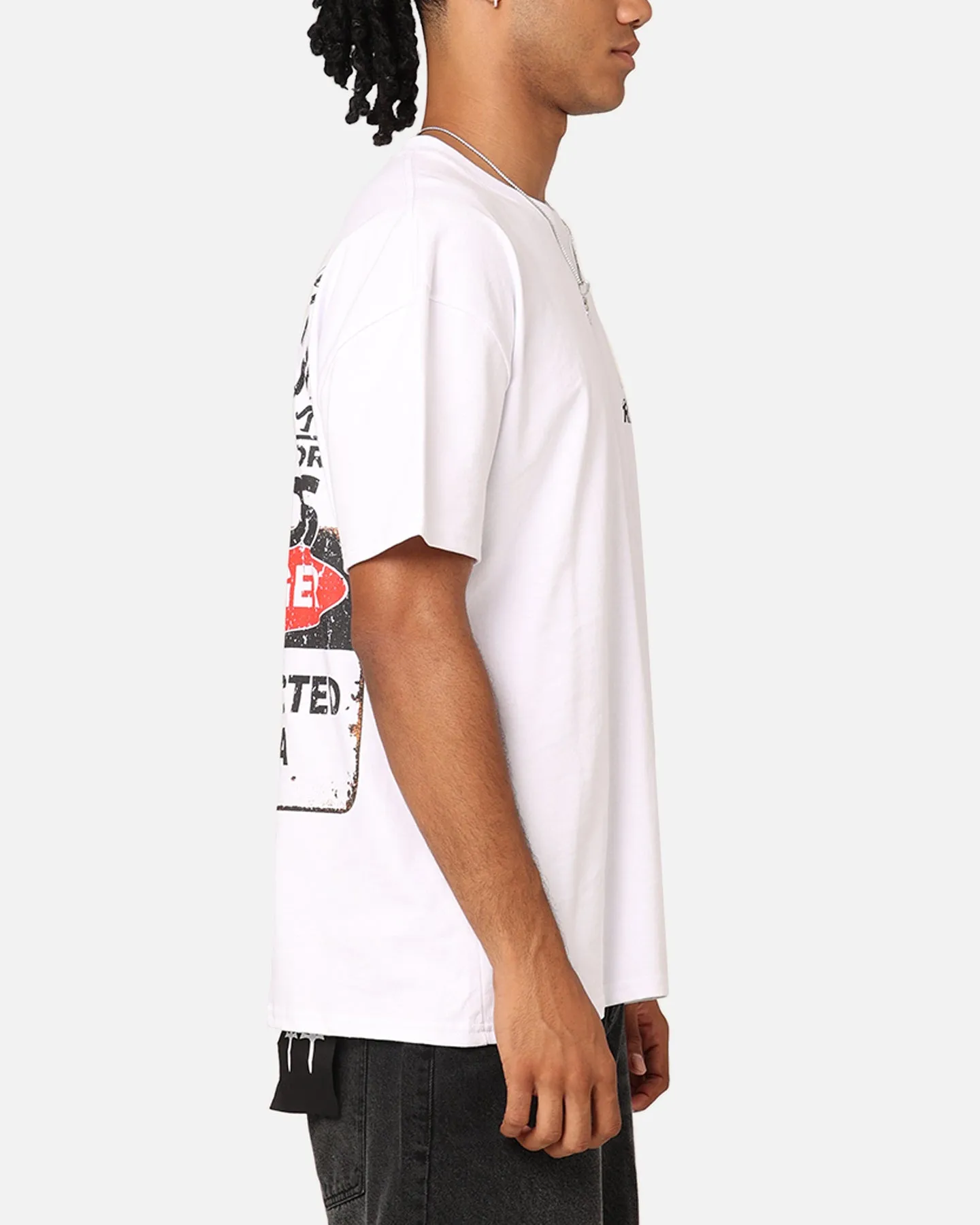 Saint Morta Restricted Area T-Shirt White sold by Culture Kings product image thumbnail 5