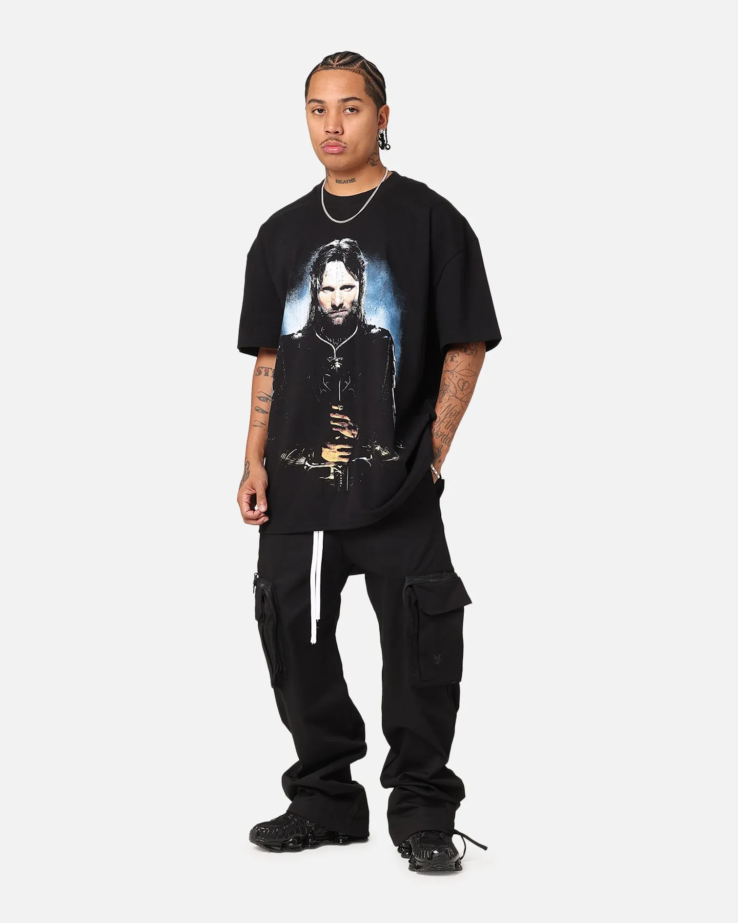 American Thrift X The Lord Of The Ring Aragorn Heavy T-Shirt Black sold by Culture Kings product image thumbnail 3