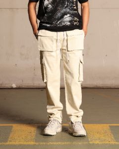 Saint Morta Infantry Relaxed Cargo Pants Off White sold by Culture Kings