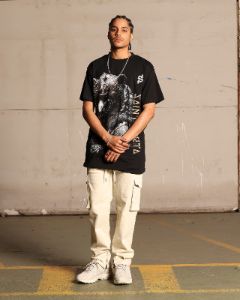 Saint Morta Infantry Relaxed Cargo Pants Off White sold by Culture Kings