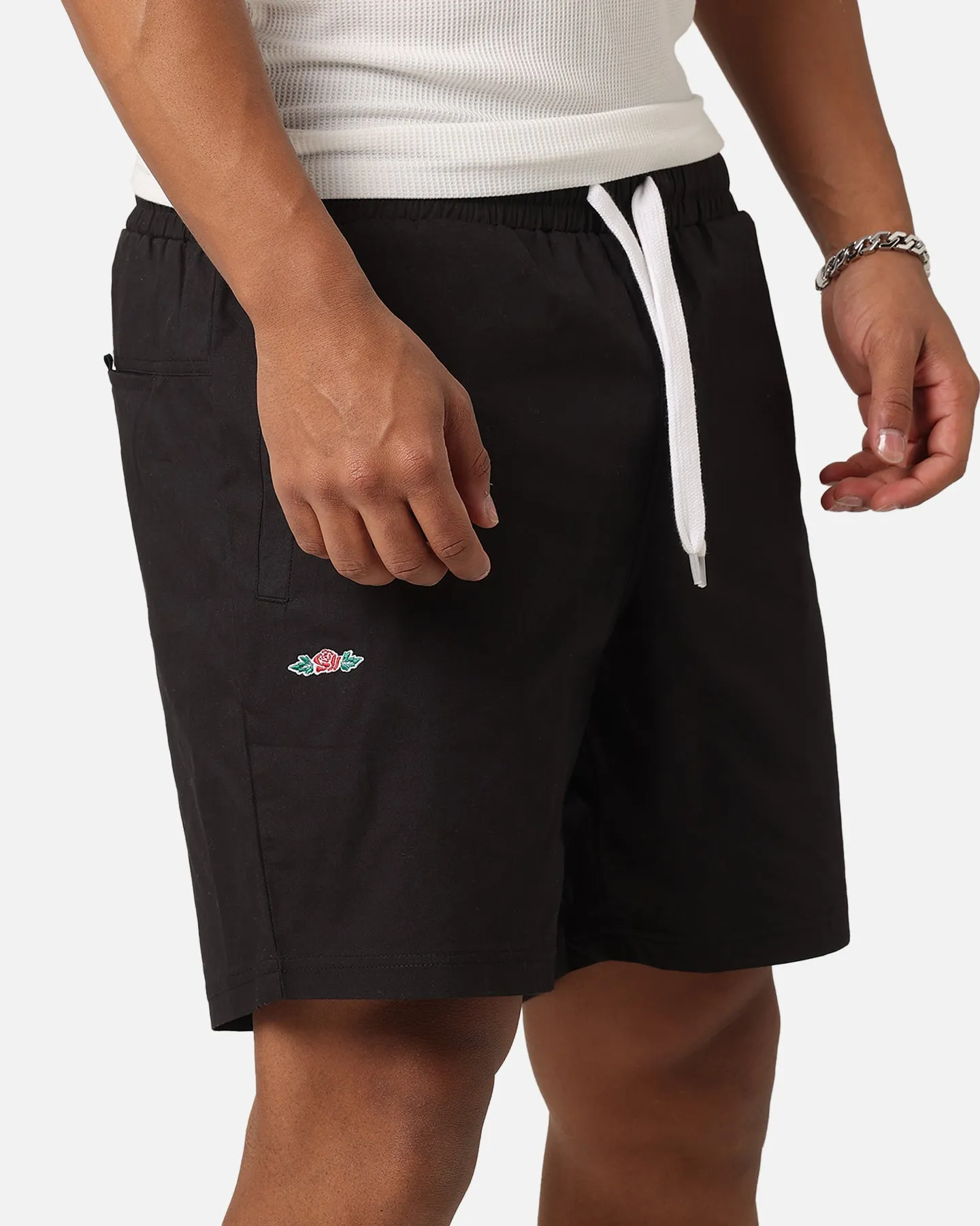 Carre Rosebud Beach Shorts Black sold by Culture Kings product image thumbnail 3