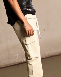 Saint Morta Infantry Relaxed Cargo Pants Off White sold by Culture Kings