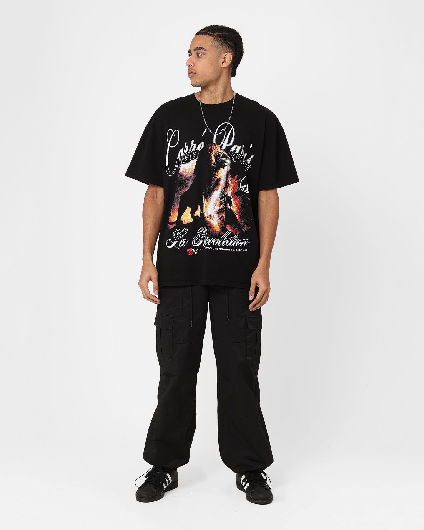 Carre Burning Desire Box T-Shirt Black Wash sold by Culture Kings product image thumbnail 2