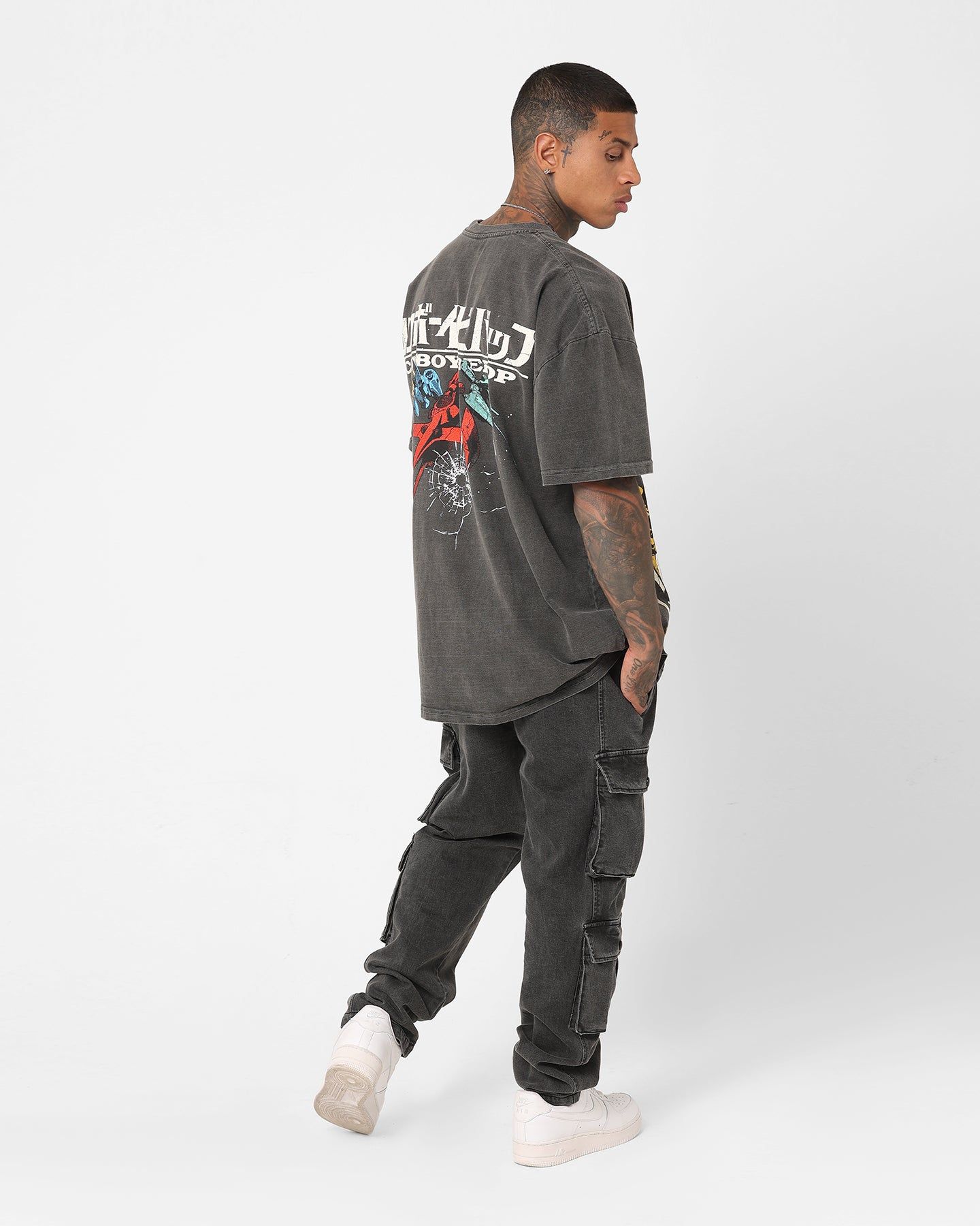 American Thrift X Cowboy Bebop Cowboy Bebop Heavyweight Vintage T-Shirt Black Wash sold by Culture Kings product image thumbnail 8