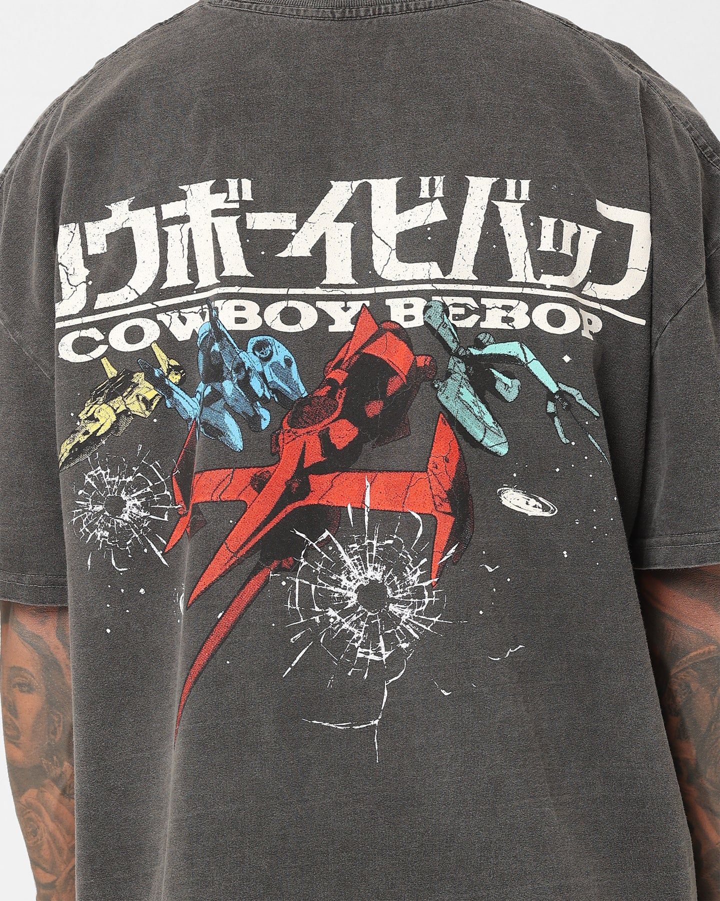 American Thrift X Cowboy Bebop Cowboy Bebop Heavyweight Vintage T-Shirt Black Wash sold by Culture Kings product image thumbnail 5