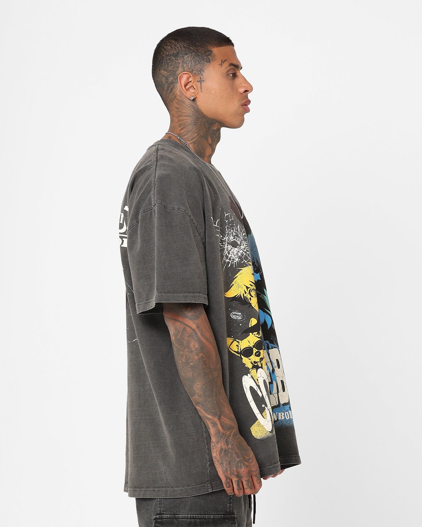 American Thrift X Cowboy Bebop Cowboy Bebop Heavyweight Vintage T-Shirt Black Wash sold by Culture Kings product image thumbnail 6