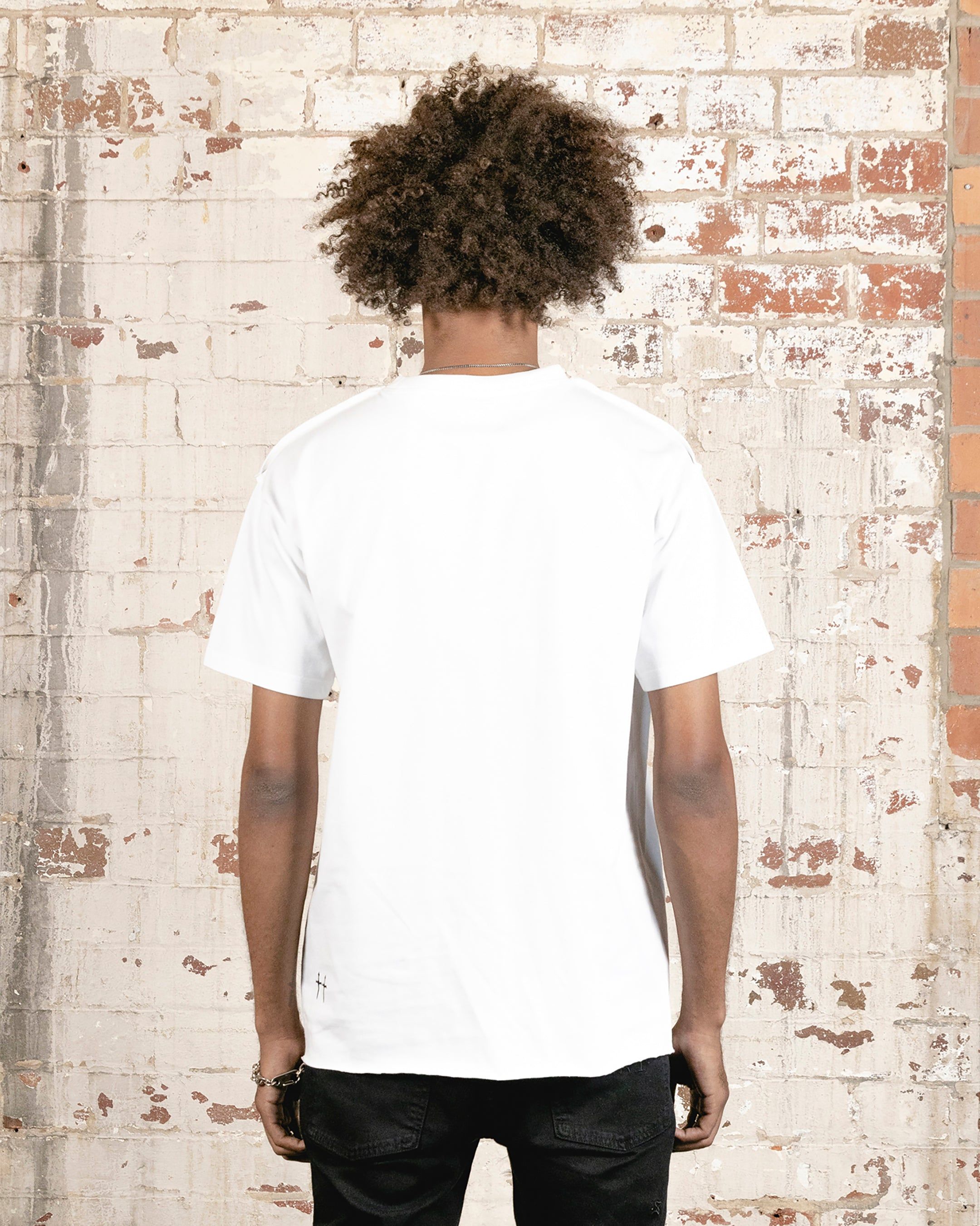 Saint Morta State Of Morta Appliqué T-Shirt White sold by Culture Kings product image thumbnail 4