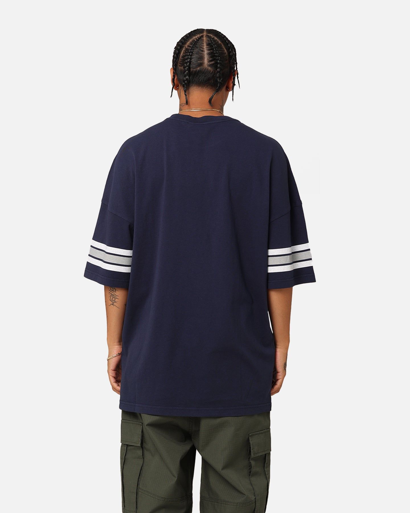 Majestic Athletic Dallas Cowboys Vintage Sport Striped Sleeve T-Shirt Navy sold by Culture Kings product image thumbnail 4