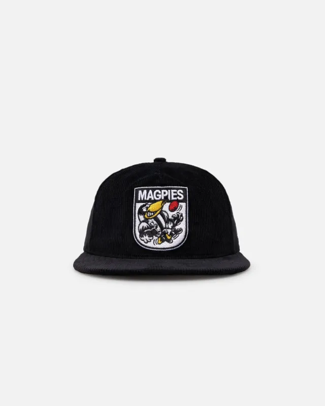 New Era Collingwood Magpies Golfer Snapback Black sold by Culture Kings