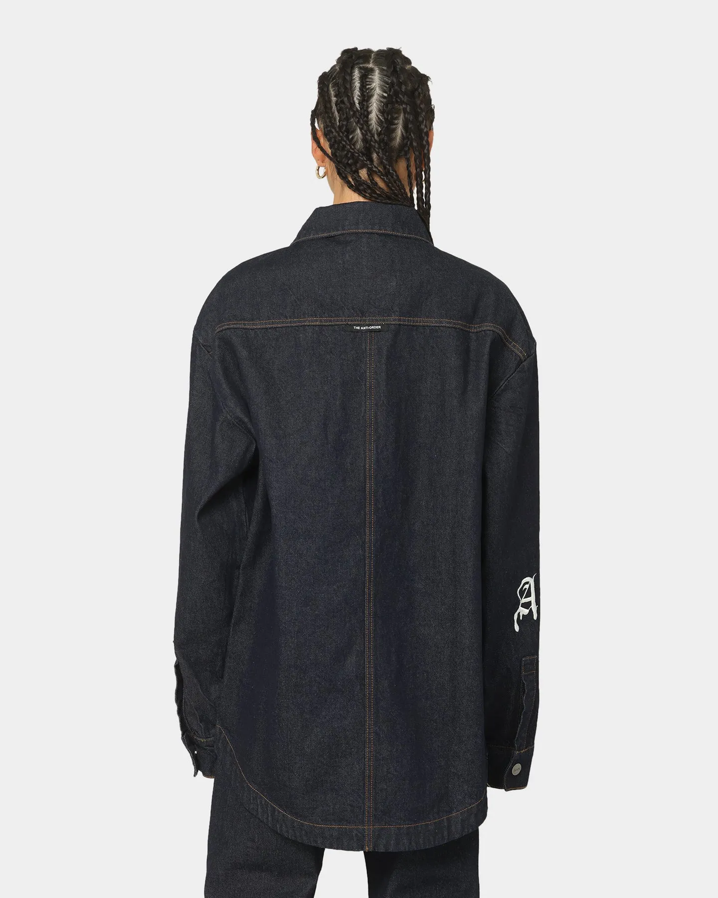 The Anti Order Oversized Denim Shirt Dark Indigo sold by Culture Kings product image thumbnail 5