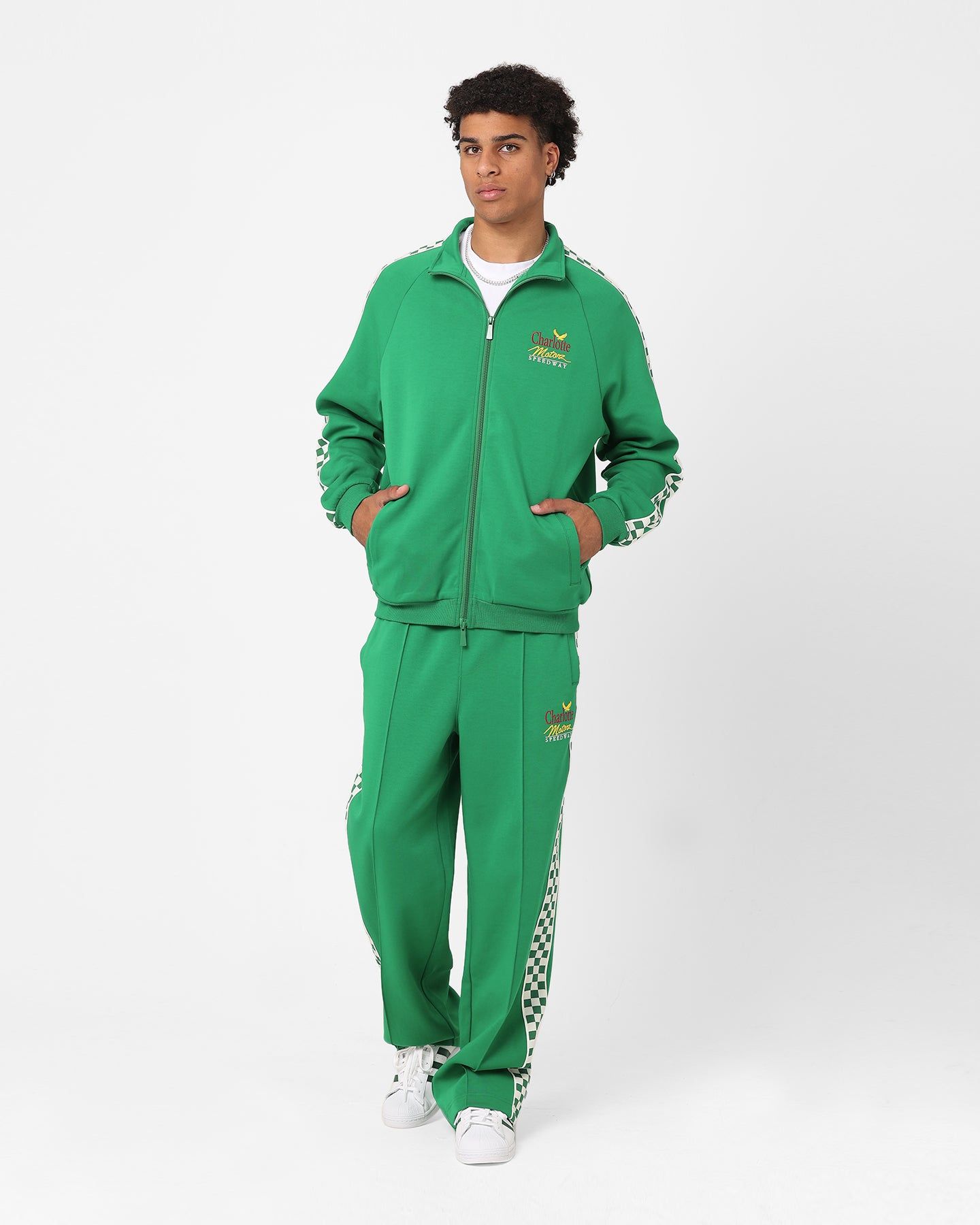 The New Establishment X Nascar Classics Racing Team Warm Up Jacket Racer Green sold by Culture Kings product image thumbnail 2