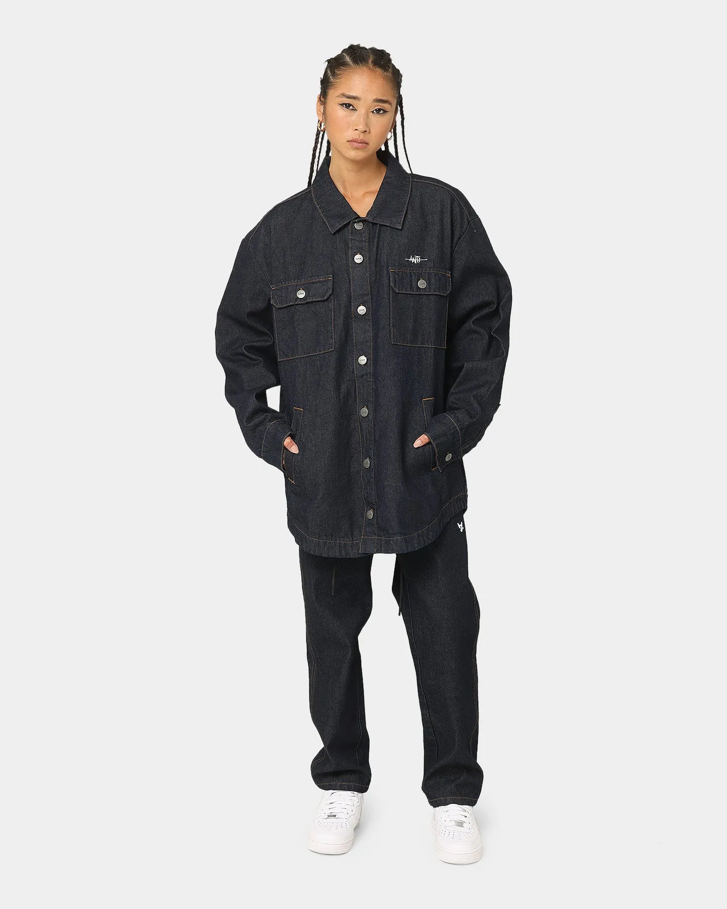 The Anti Order Oversized Denim Shirt Dark Indigo sold by Culture Kings product image thumbnail 3
