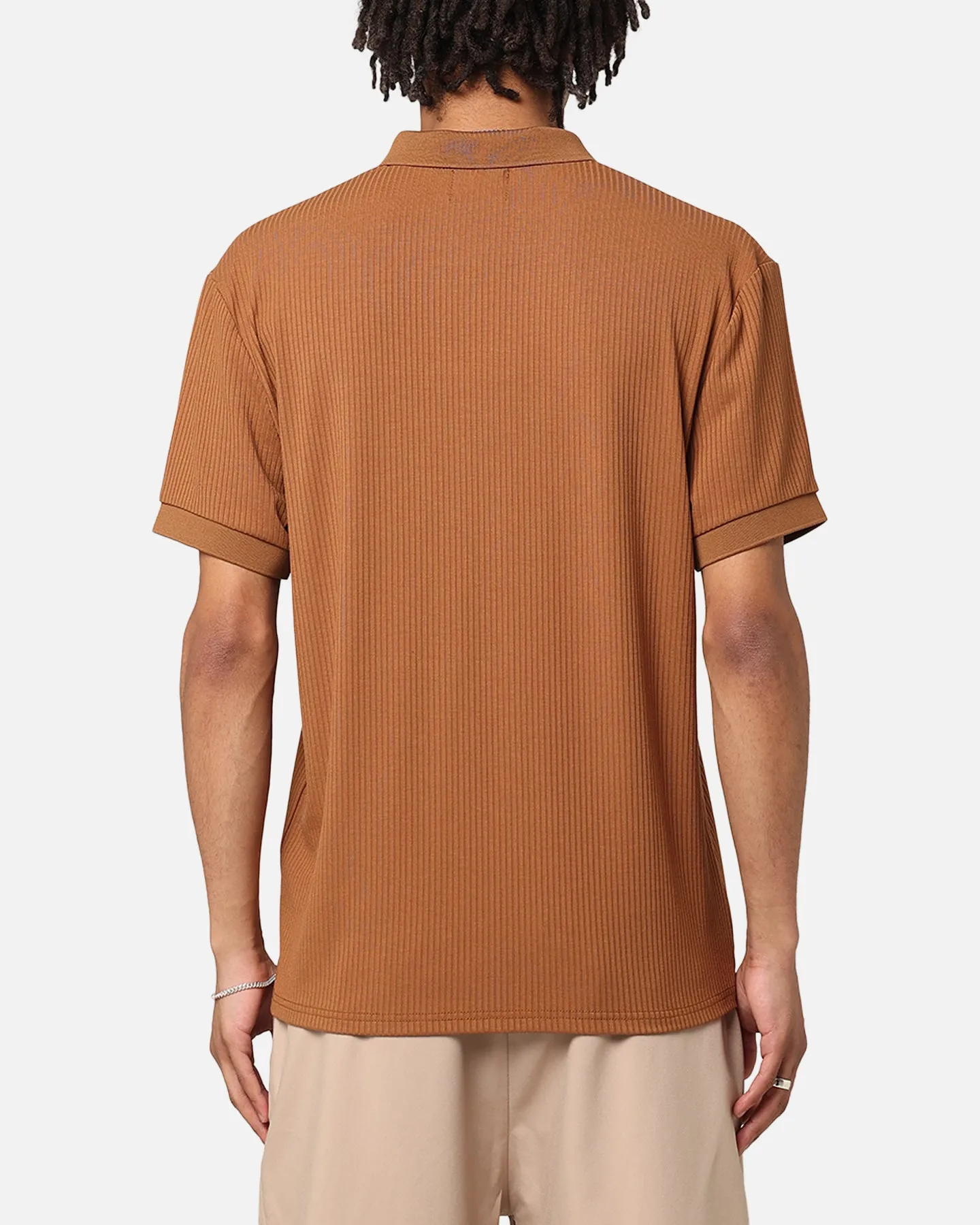 XXIII Luis Rib Polo Shirt Brown sold by Culture Kings product image thumbnail 3