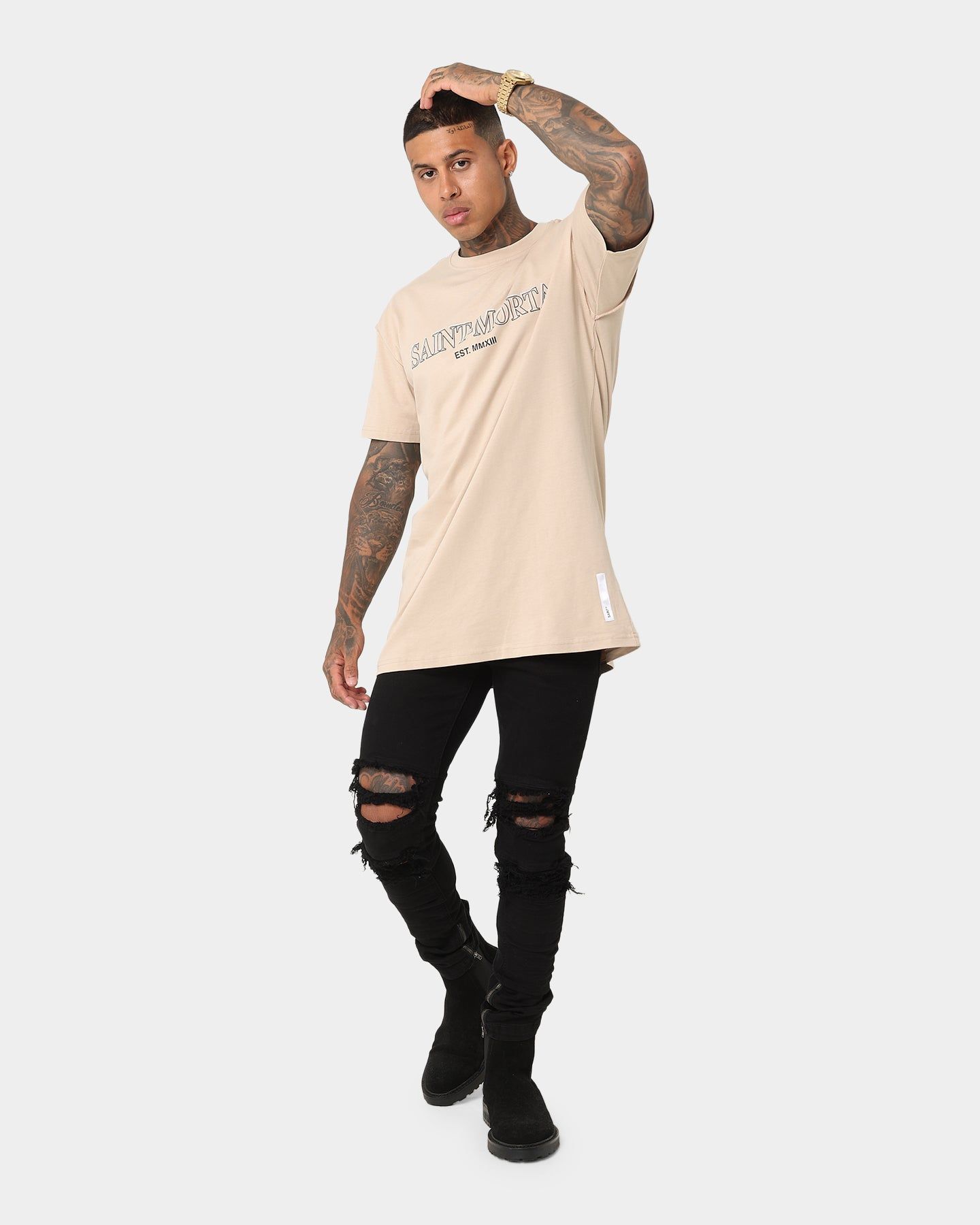 Saint Morta Finite Lafayette T-Shirt Stone sold by Culture Kings product image thumbnail 2