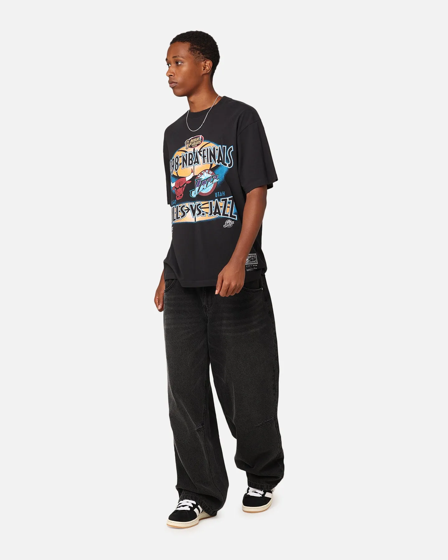 Mitchell & Ness Chicago Bulls Vs. Utah Jazz T-Shirt Faded Black sold by Culture Kings product image thumbnail 2