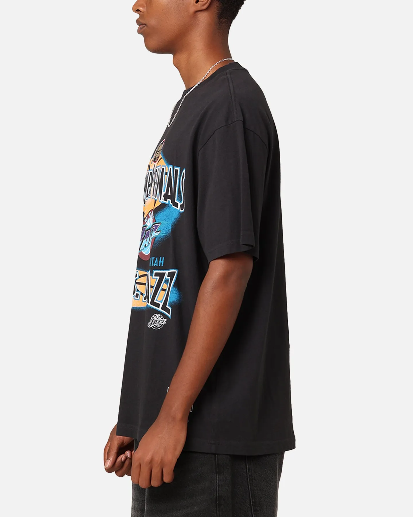 Mitchell & Ness Chicago Bulls Vs. Utah Jazz T-Shirt Faded Black sold by Culture Kings product image thumbnail 5