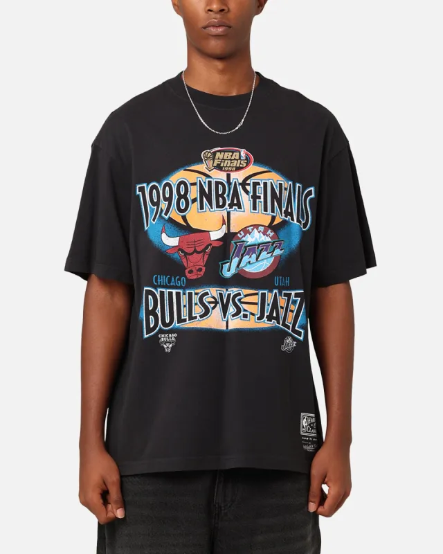 Mitchell & Ness Chicago Bulls Vs. Utah Jazz T-Shirt Faded Black sold by Culture Kings