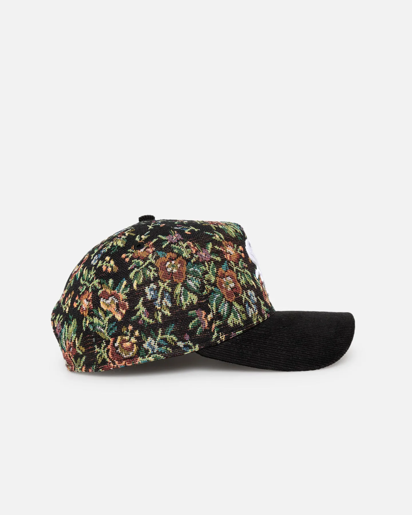 New Era Chicago White Sox 'Black Corduroy Floral Tapestry' 9FORTY A-Frame Snapback Tapestry/Black sold by Culture Kings product image thumbnail 4